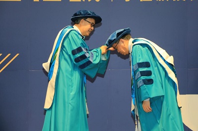 臺銀董座呂桔誠　獲頒中山大學名譽博士1